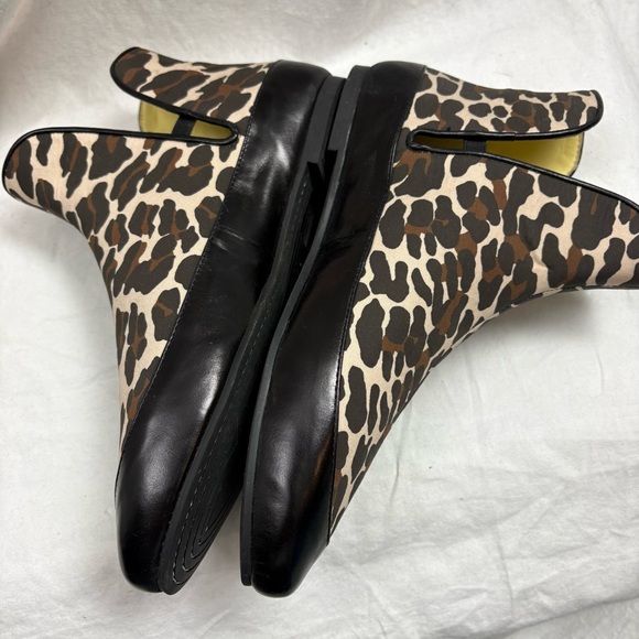 TORY BURCH 'LOGO TOGGLE ANKLE" BOOTIE BLACK/REVA LEOPARD 7.5 - Picture 3 of 9